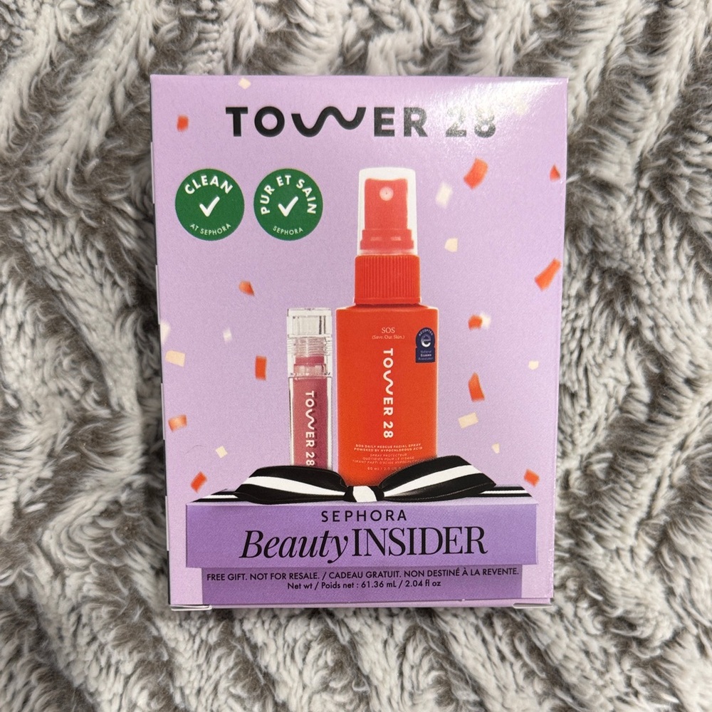 Tower 28 Sephora Beauty Insider Bday 2026 SOS Daily Rescue & Lip Jelly Pistachio